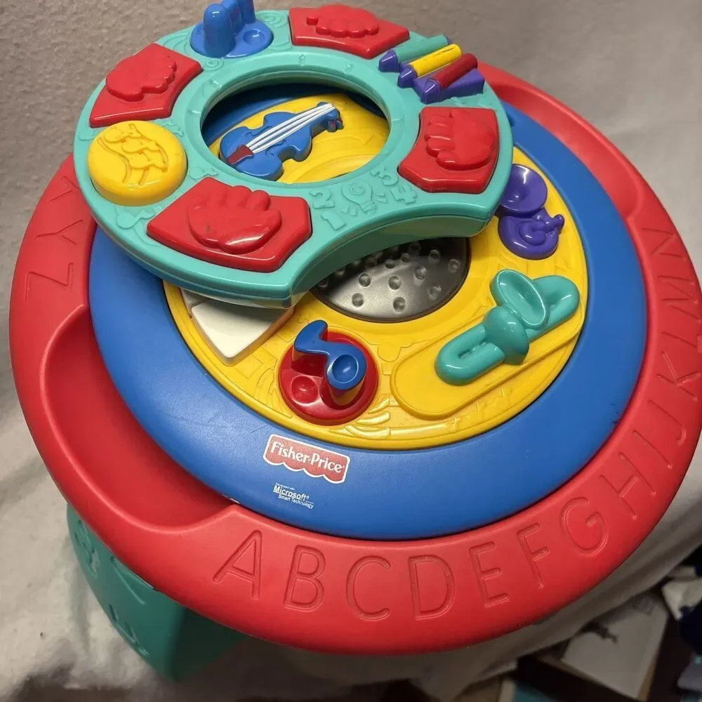 Fisher Price Microsoft Activity Intelli-Table Interactive Toy 2 Rings *For Parts